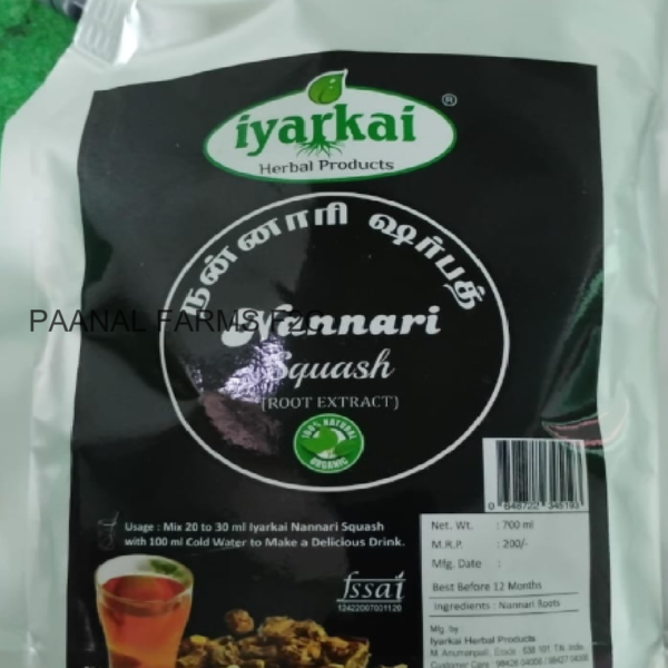 HERBAL NANNARI SQUASH 700 ML