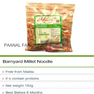 Noodles Kuthiraivali  (Barnyard Millet)